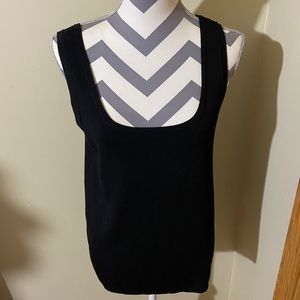 Ann Klein black knit tank